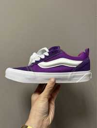 Кросівки Vans KNU Skool Purple White! Розмір 36-40