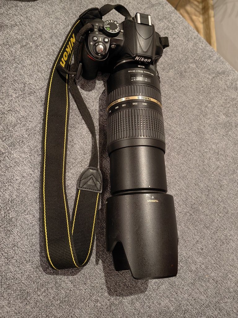Nikon d3100, obiektyw tamron 70-300, helios 44M
