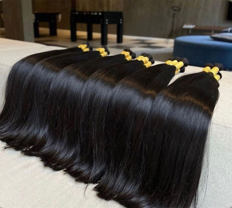 Extensoes de cabelos humanos