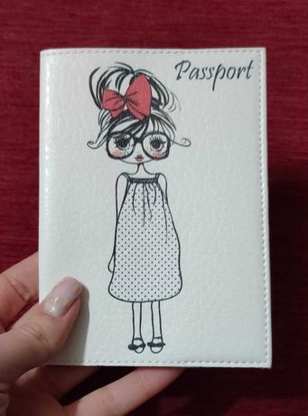 Обложка для паспорта, документов (эко-кожа)