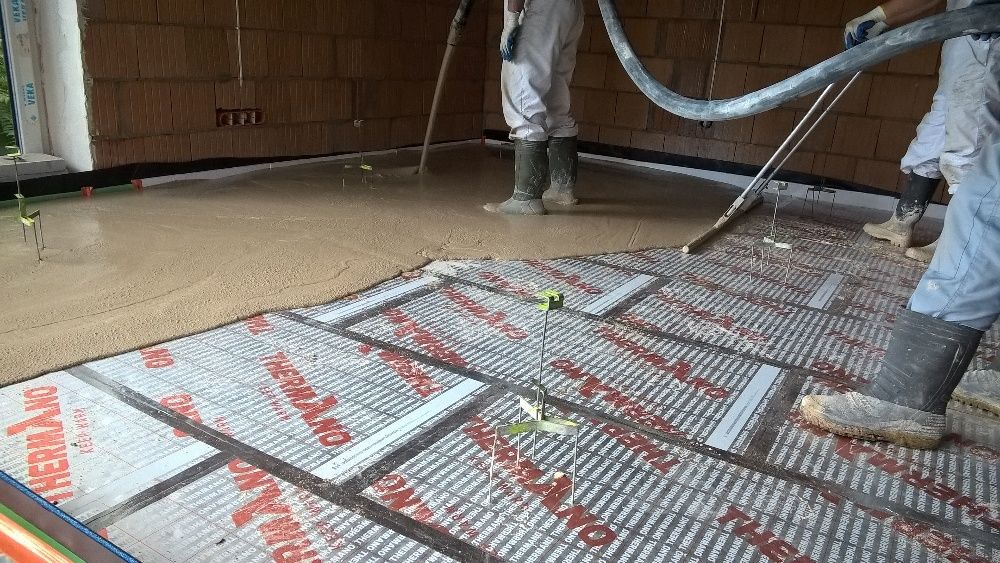 Wylewki anhydrytowe na ogrzewanie podłogowe Częstochowa