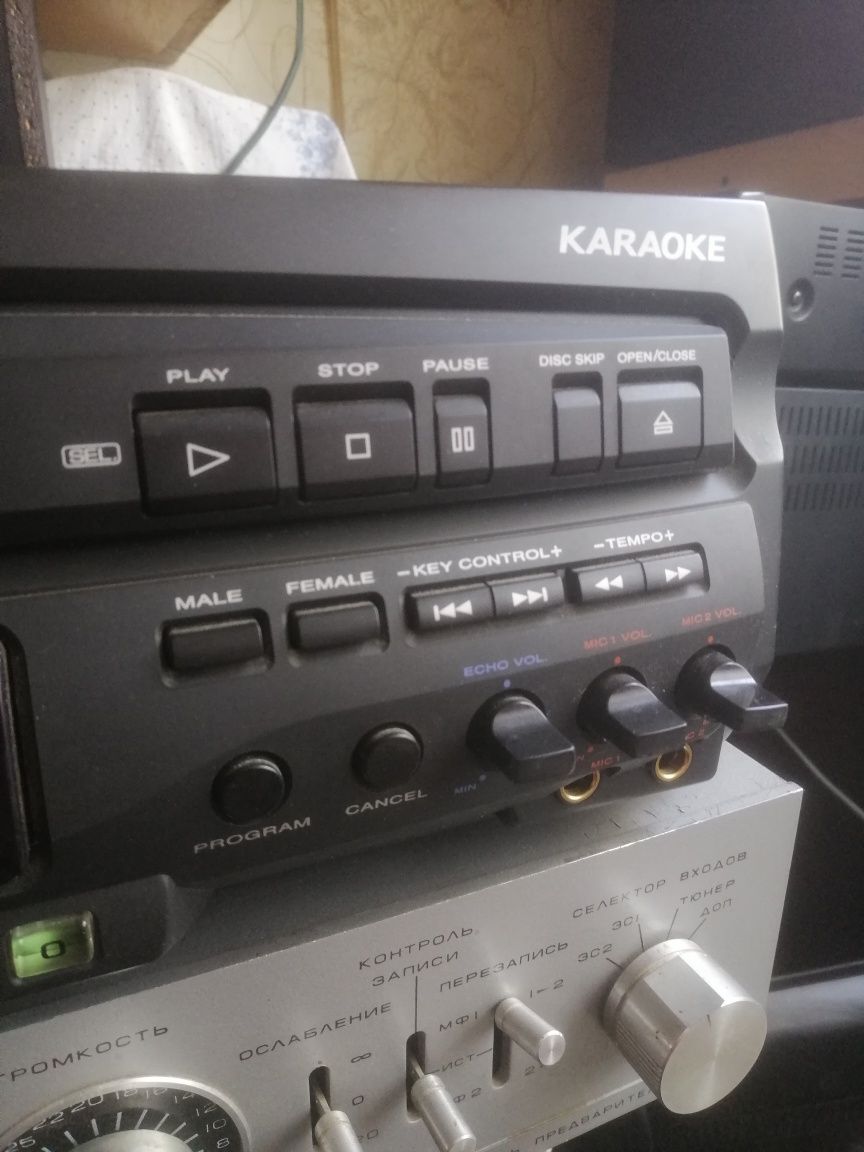 Караоке LG video cd karaoke FL-R900K  3changersuper