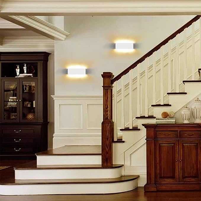 KAWELL Nowoczesna lampa ścienna LED20 Wz aluminium oświetlenie ścienne