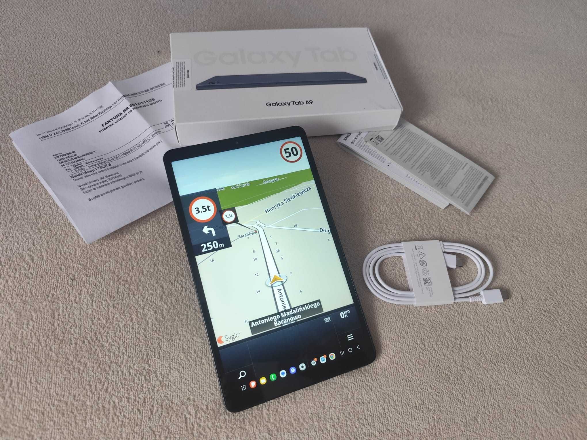 NAVI Białczak / Samsung Galaxy Tab A9 8.7 SM-X115 4/64 LTE SiM + navi
