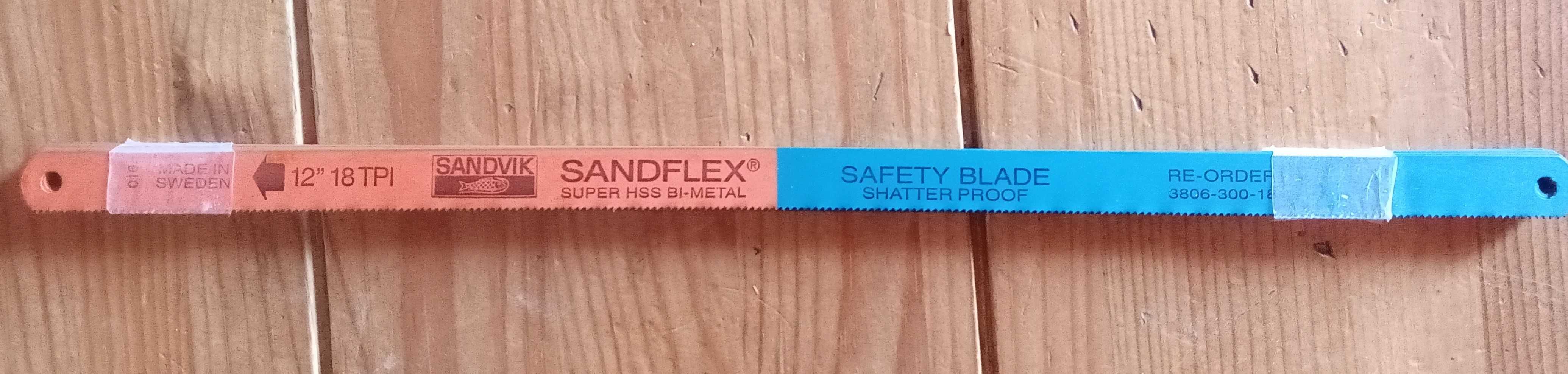Brzeszczoty bimetaliczne Sandflex do piły ręcznej 300mm