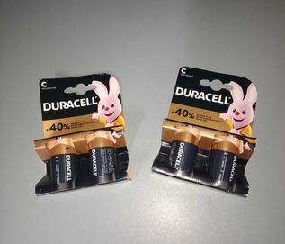 4 sztuki Baterii alkalicznych R14 firmy Duracell