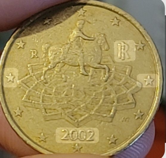 Moeda 0,50€ Itália 2002