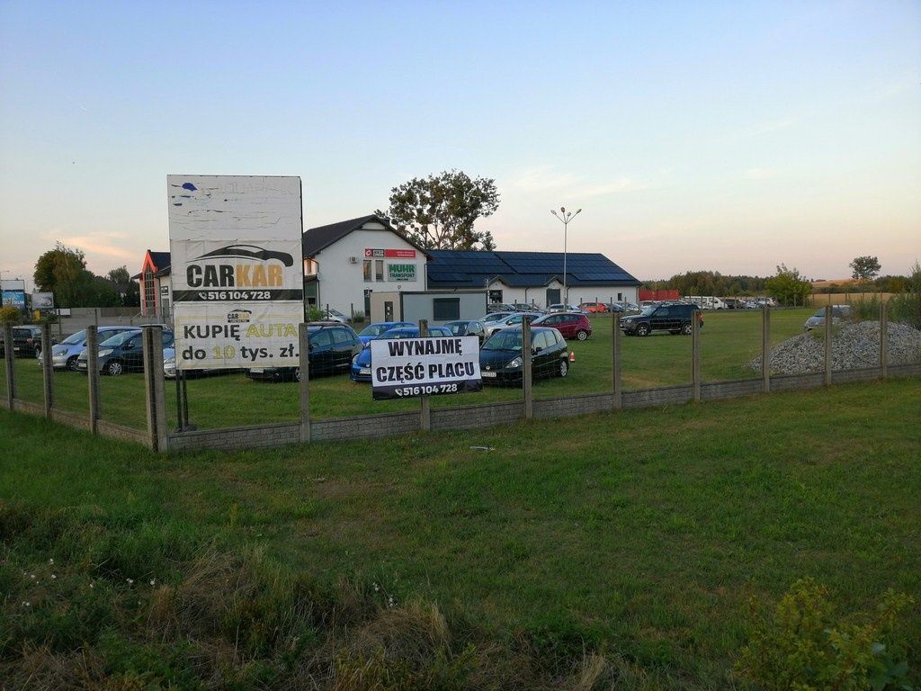 Wynajmę działkę na działalność, autokomis, handel, parking w Wągrowcu