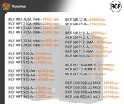 RCF ART mk4 710 712 715 ax 910 912 915 sub nx 32 45 hd 705 708 745