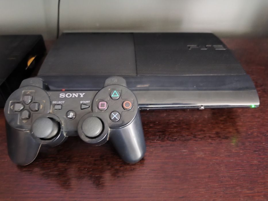 Zestaw Ps3 Konsola Sony super Slim 500 GB Pad komplet gry Hen Opis
