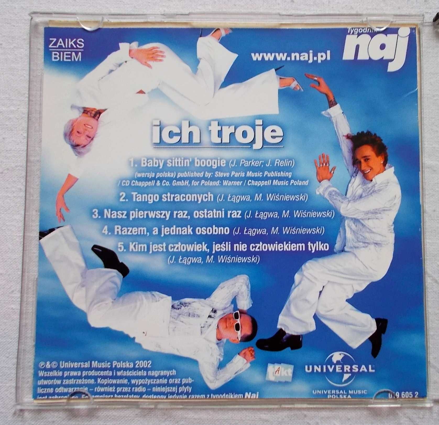 Płyta CD - Ich Troje ("Naj") - 2002r.