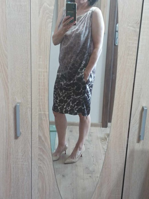 Sukienka z JOOP jedwab bez podszewki rozm. 38