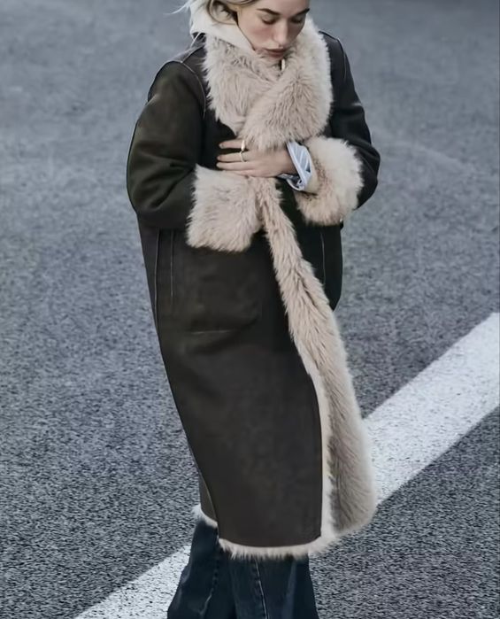 Дубленка трендовая