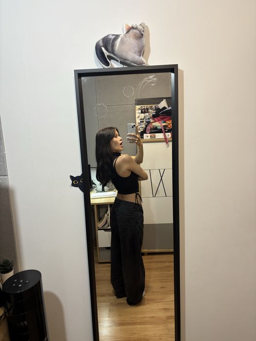 spodnie jeansowe dżinsy dżinsowe szerokie wide leg
