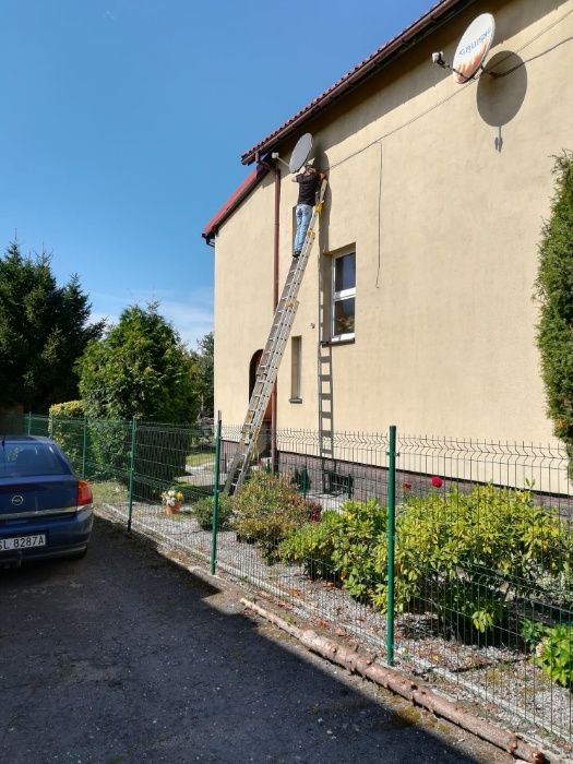 Montaż ustawianie  Anten Satelitarnych oraz DVB-T