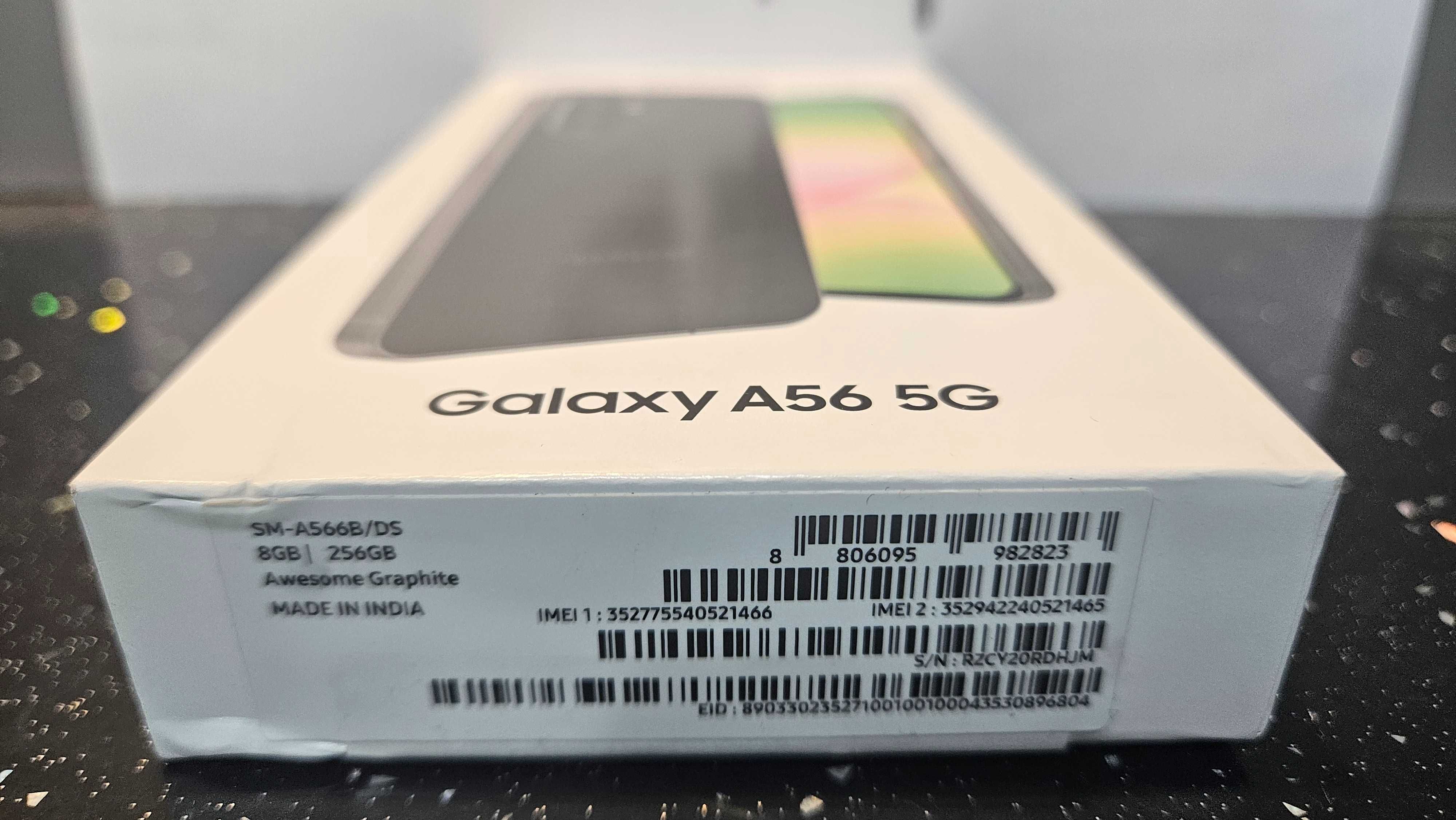NOWY Samsung A56 5G 256GB Graphite/Gwarancja24/SklepGSM