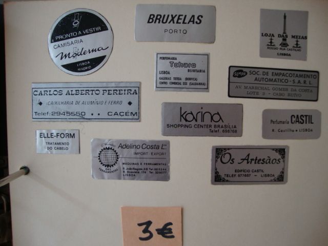 Vendo Coleço de Autocolantes dos anos 70 e 80 - 28/40