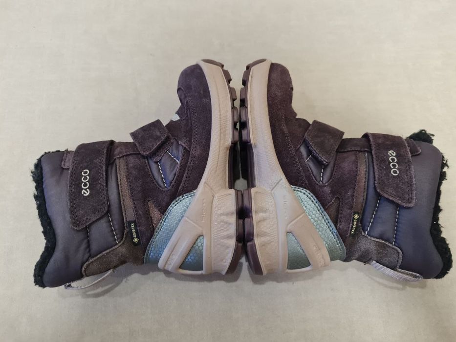 Зимние ботинки сапоги Ecco р.25 натуральная кожа