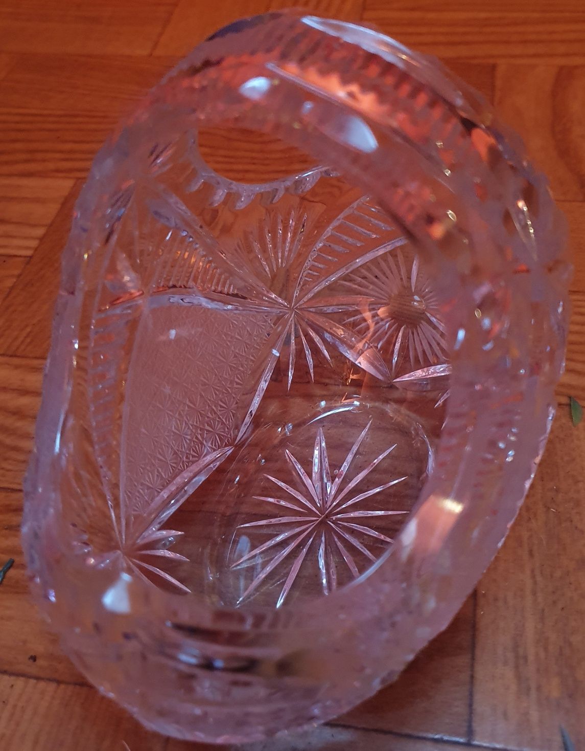 Kryształ koszyk szkło