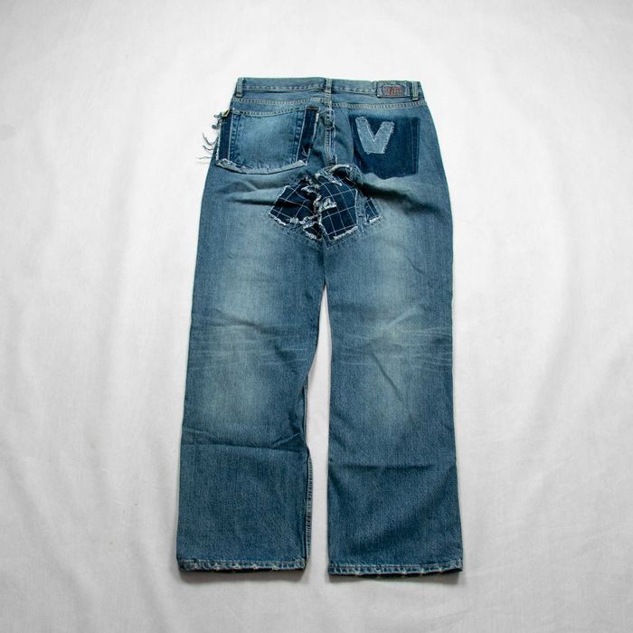 Spodnie jeansowe y2k Voi Jeans 34us distressed japan style