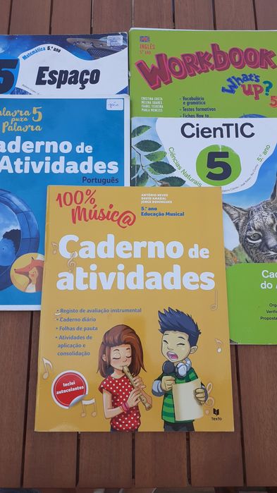 Cadernos atividades 5°ano