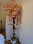Arvore artificial de flor de cerejeira rosa decoracao