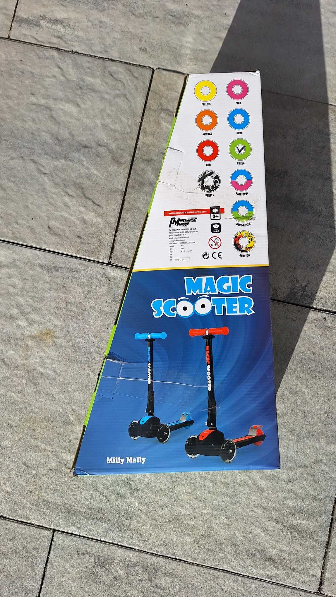 Milly Mally Magic Scooter - hulajnoga dziecięca
