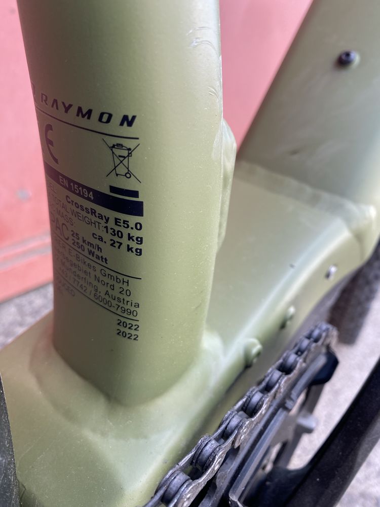Електровелосипед Raymon CrossRay E5.0 на Yamaha