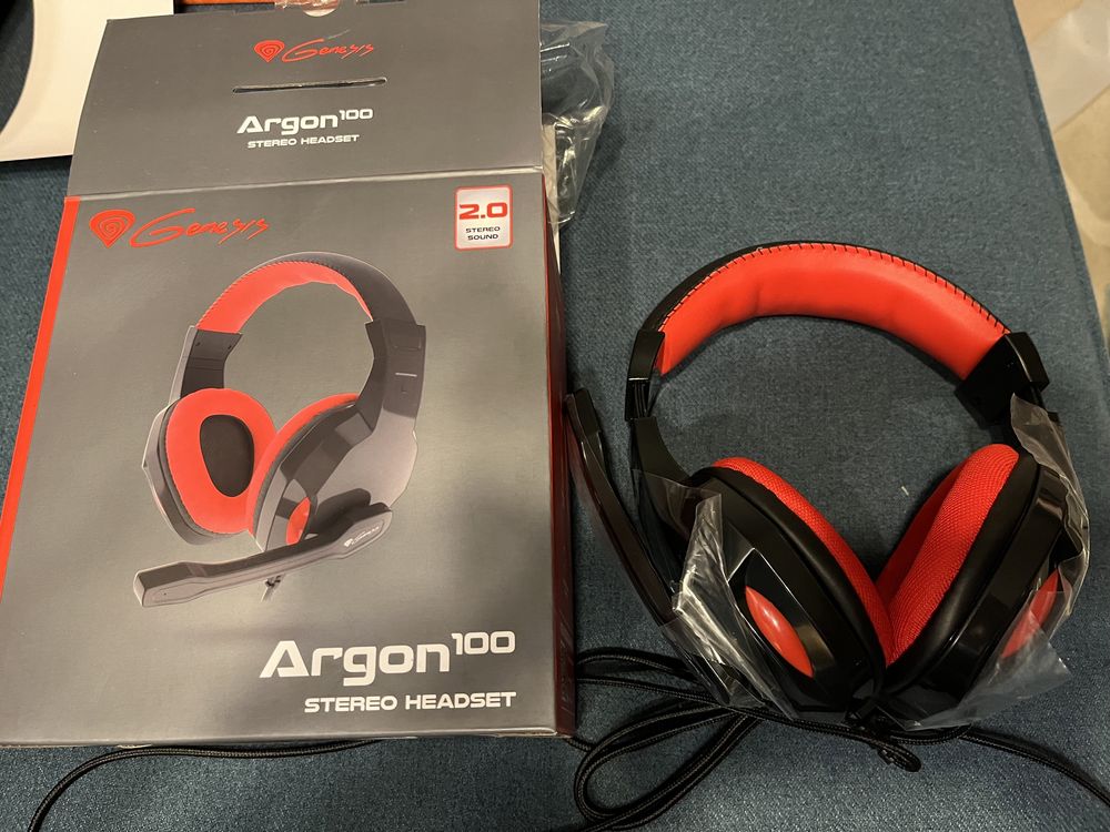 Słuchawki gamingowe z mikrofonem Genesis Argon 100 NOWE