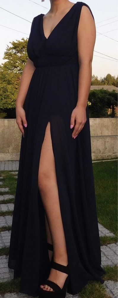 Vestido Comprido Azul
