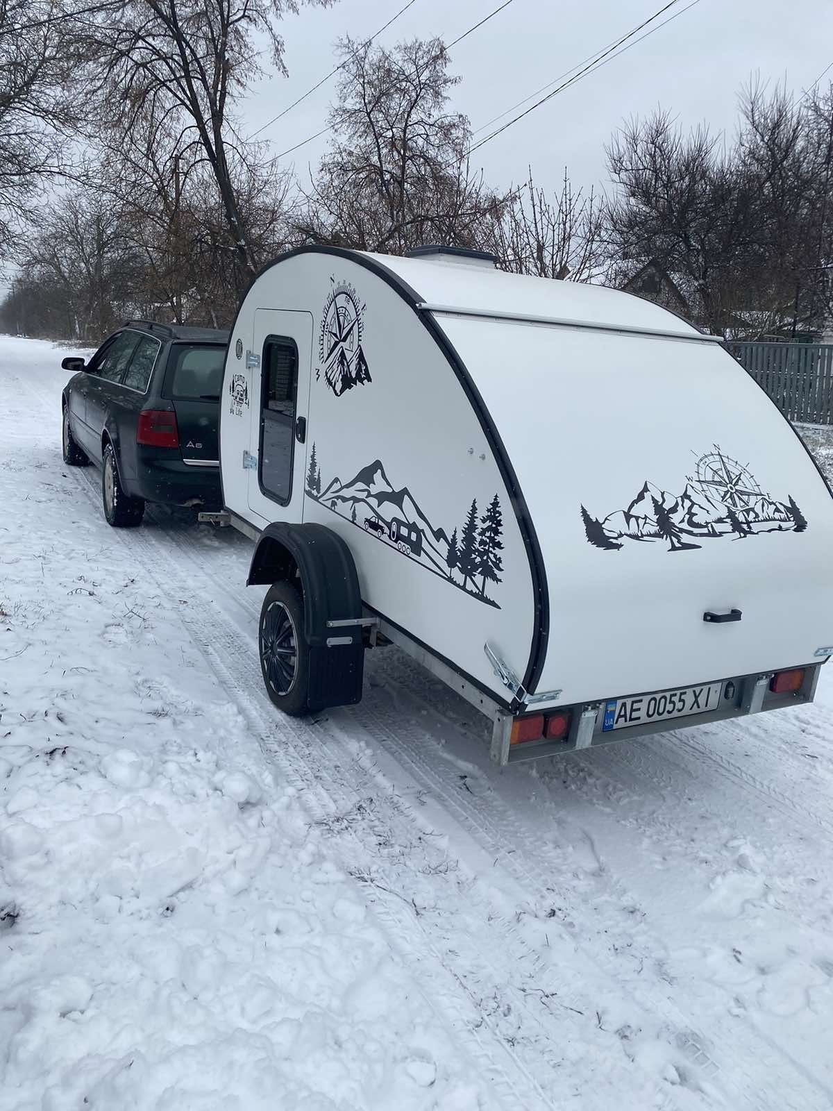 Прицеп капля дом на колесах кемпер