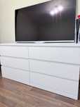 Komoda IKEA MALM 160×78 – 6 szuflad, biała
