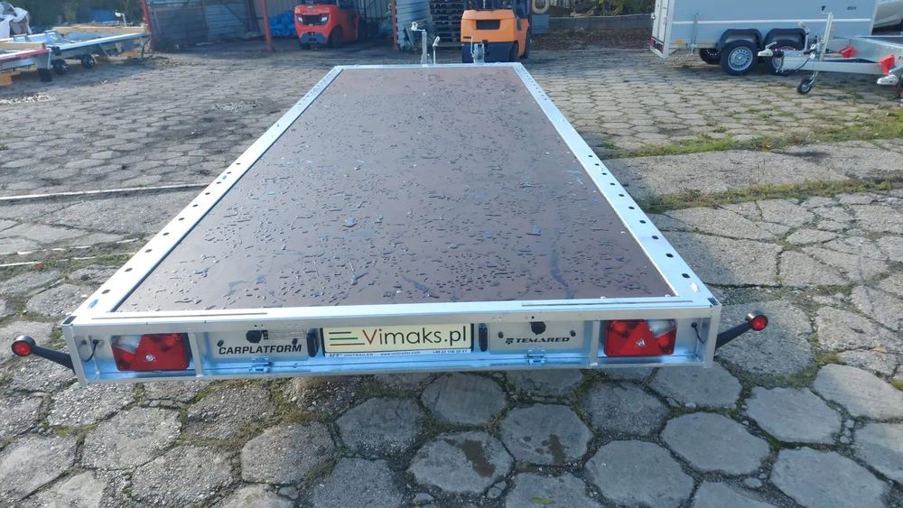 TEMARED CARPLATFORM 6021/3 S dmc 3,5 t ( sklejka)  Nowa przyczepa laweta Brzeg