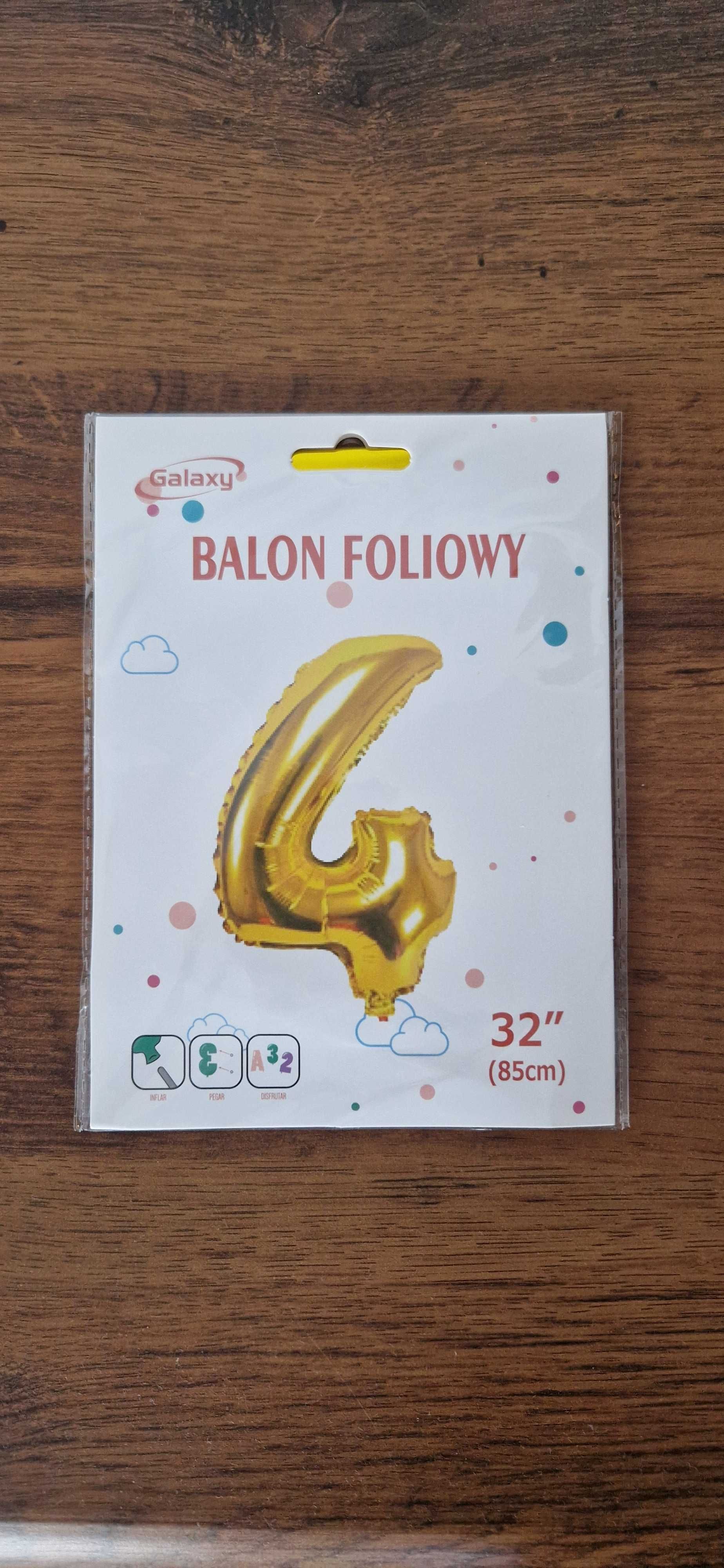 Balon foliowy cyfra 4
