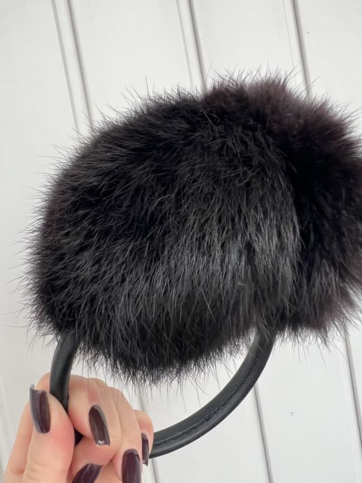 Меховые наушники
