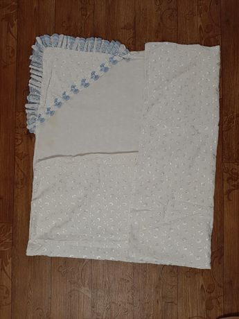 Пододеяльник на одеяло на выписку для новорождённого мальчика.