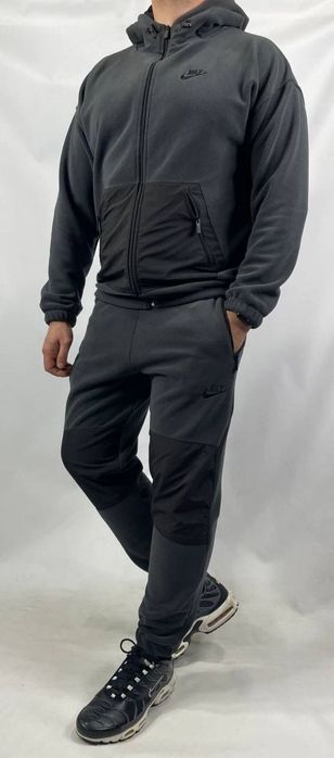 Мужской зимний спортивный костюм Nike флисовый