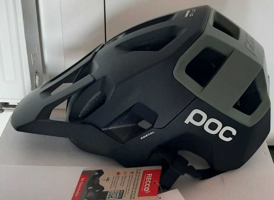 Kask Poc Kortal Uranium Black Epidote Green Metallic Mat XXL 59-62