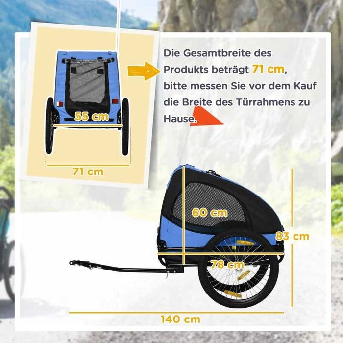 przyczepa rowerowa dla zwierząt