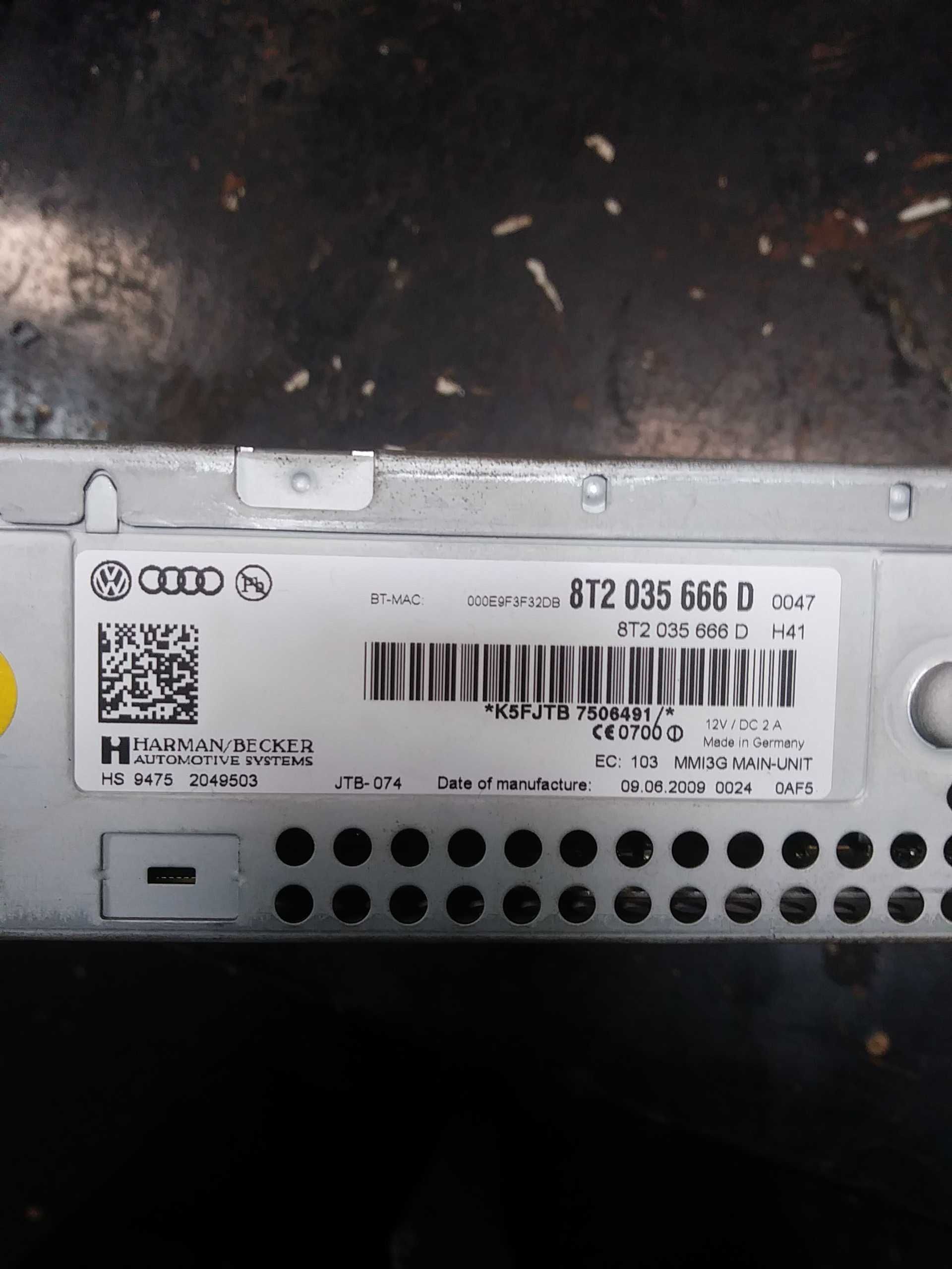Audi Q5 8R czytnik nawigacji przełącznik ESP Części