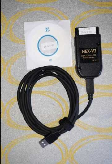 Диагностический сканер vcds hex v22.3 кабель vag com