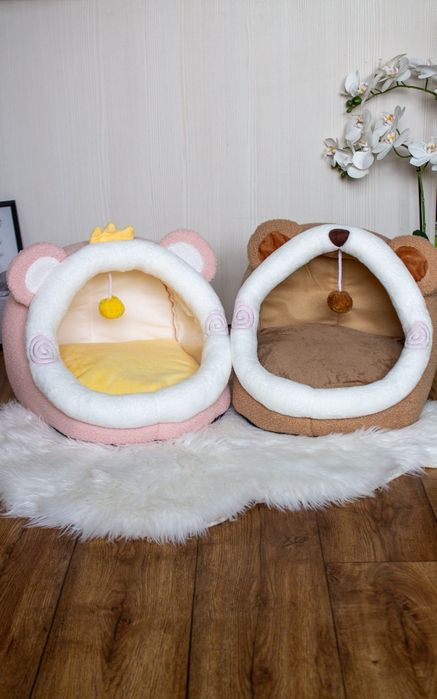 Домик,лежак,лежанка для кота,кішки,йорка,чіхуахуа до 6 кг. Два розміри