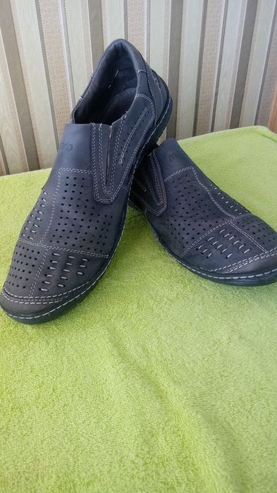 Туфли мокасины мужские. Размер 46