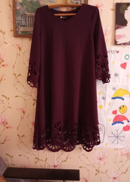 Платье большой размер.