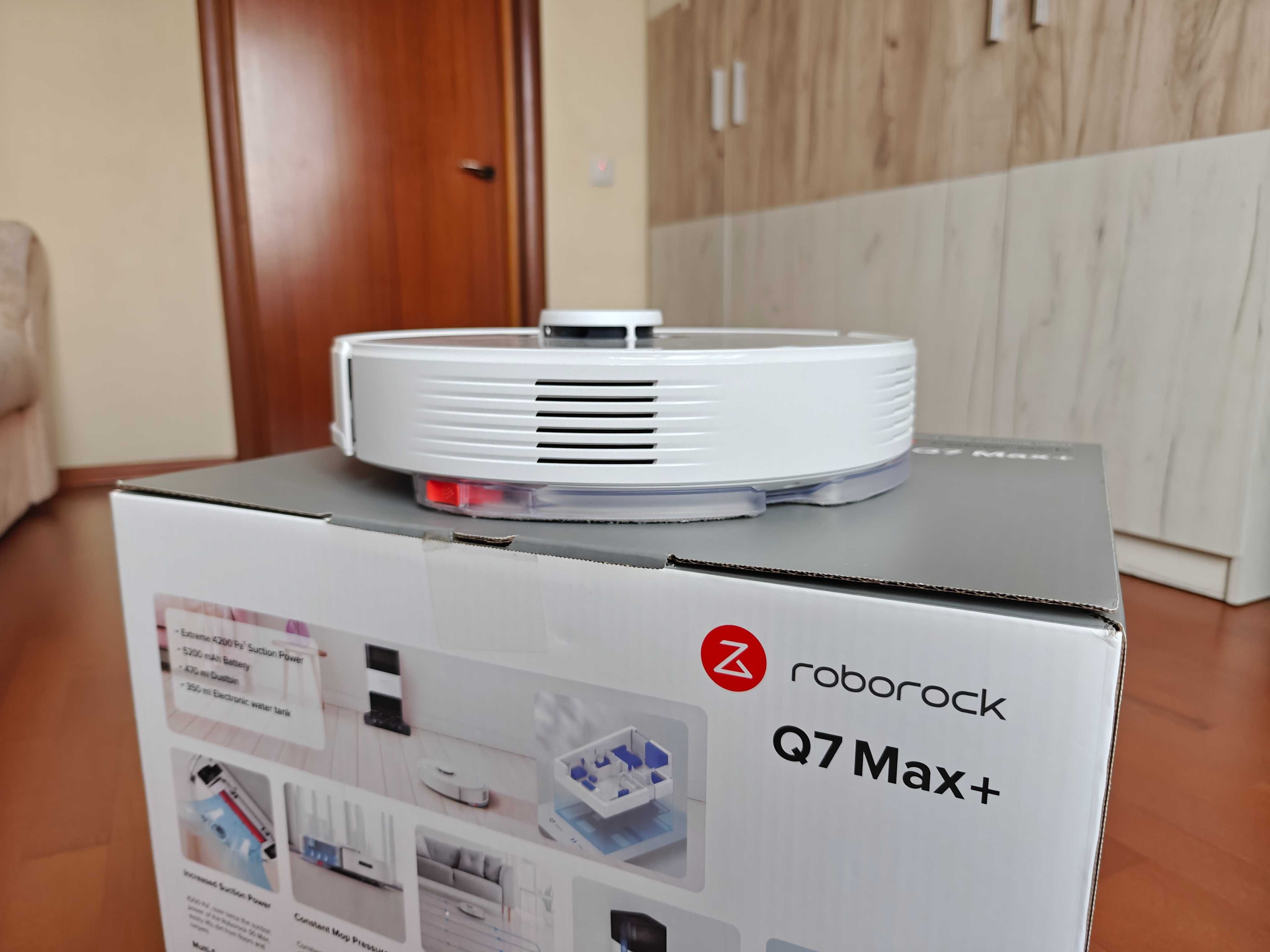 Робот пылесос Roborock Q7 Max Plus с самоочисткой ИДЕАЛ с расходниками