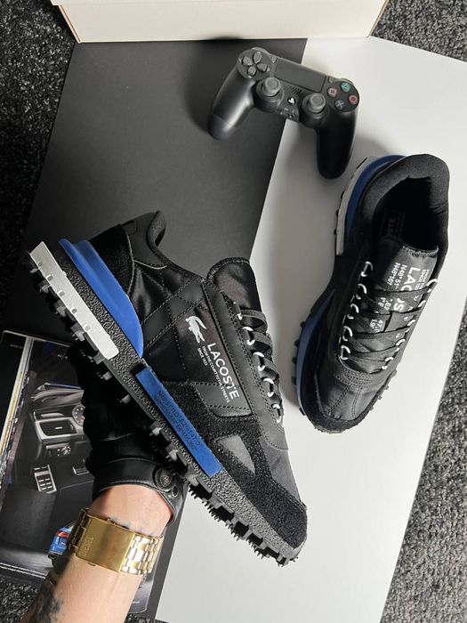 Чоловічі кросівки лакоста Lacoste Elite Active PRM Black Navy [41-45]
