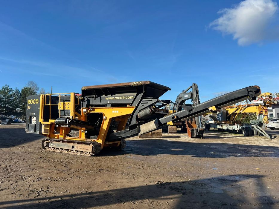 ROCO R9  mobilna kruszarka szczękowa, 20t, łatwa w transporcie, wlot 800x500mm