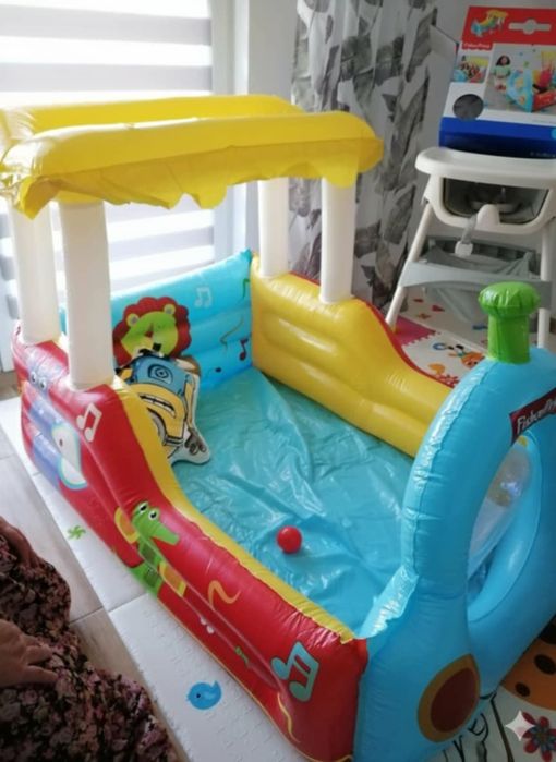 Basen dmuchany Fisher Price lokomotywa