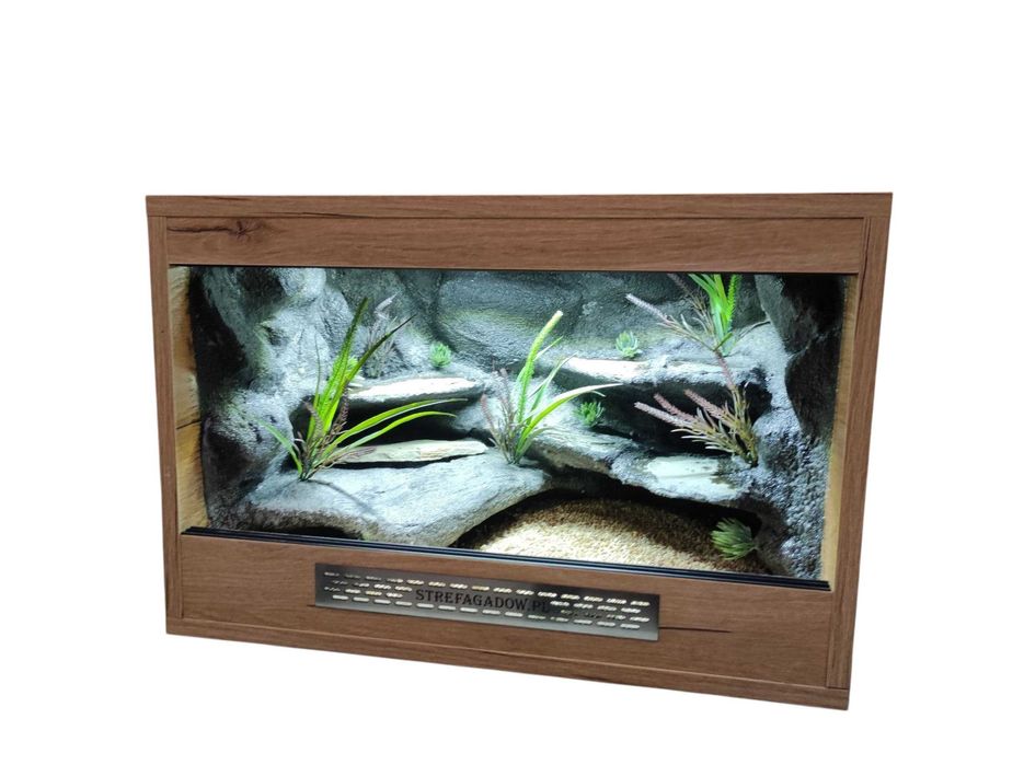 Terrarium pustynne nr746 60/40/40 dla gekona lamparciego DOSTĘPNE
