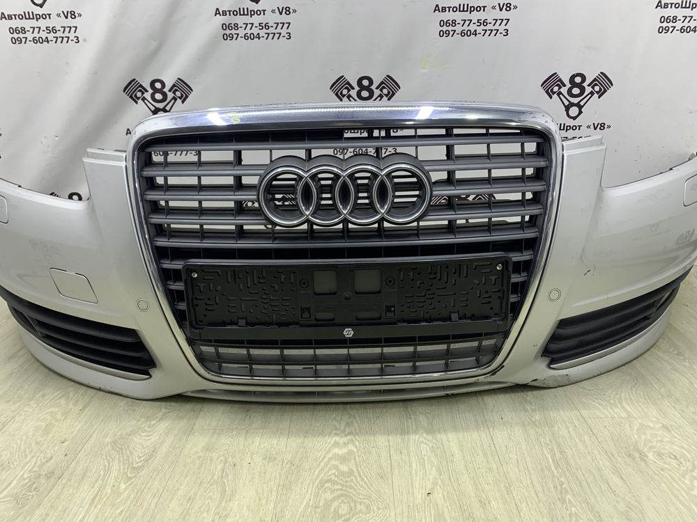 Бампер передній Audi A6 C6 рестайлінг бампер в зборі ауді а6 с6 LX7W